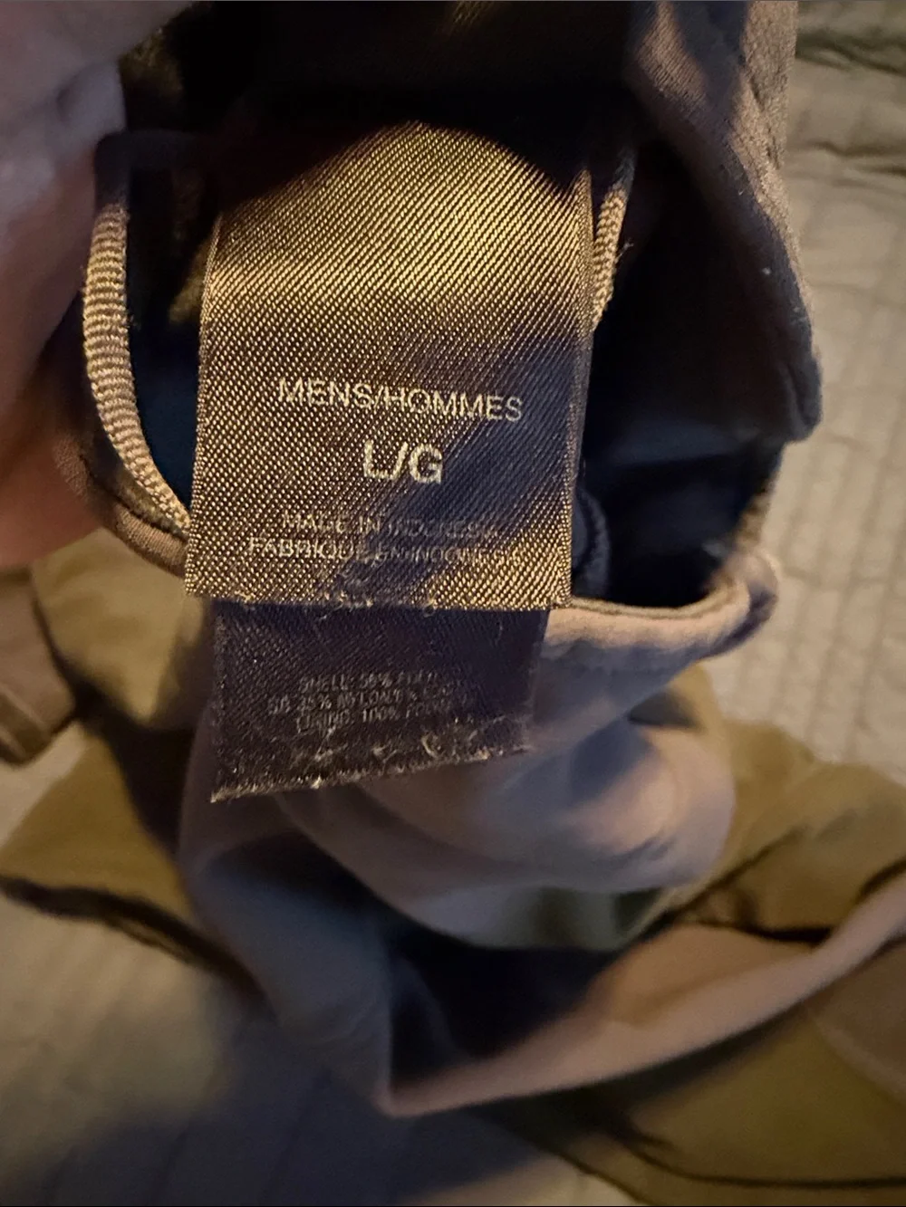 The North Face Men's Olive Green & Taupe Performance Softshell Jacket